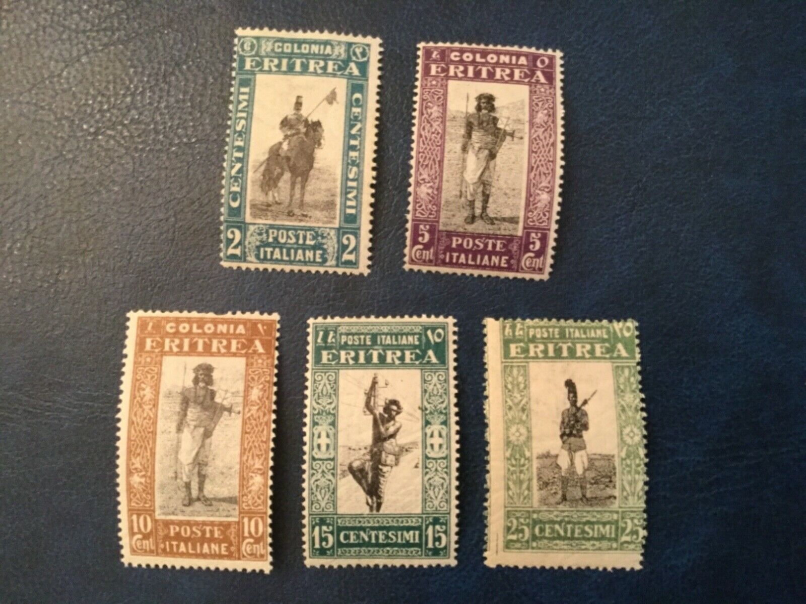 Stamps, Eritrea, Sc#119-123, Mlh