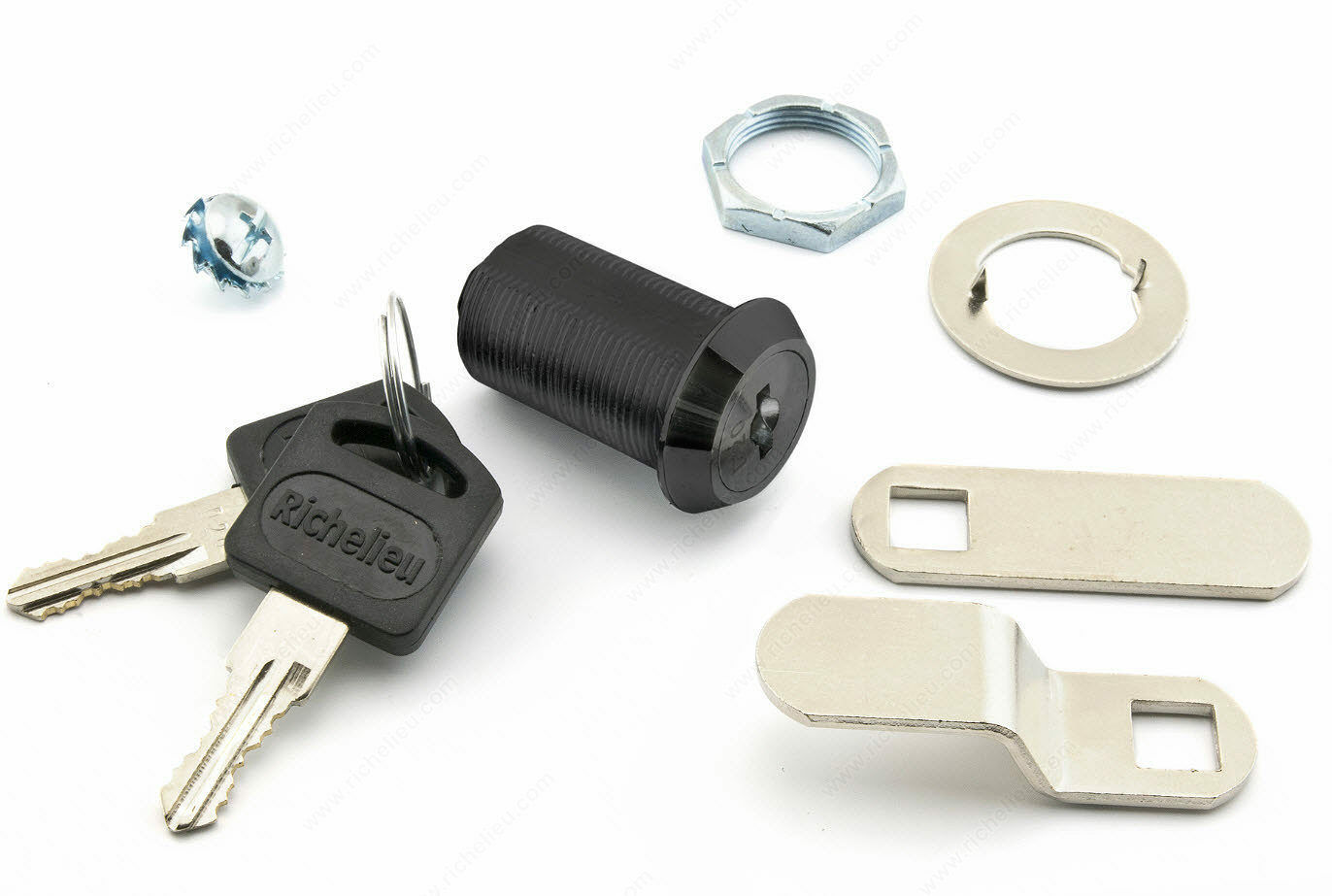 Richelieu Hardware - Cam Lock For Panel Thickness Up To 23 Mm 90 Degree Opening